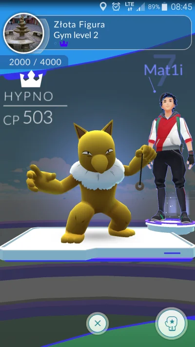 Abc111 - #pokemongo
Pierwszy GYM zaliczony