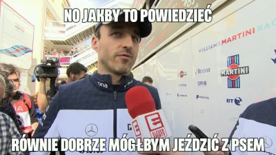 odjatakpawlacz - JAK TAM ŻORŻI!? ( ͡°( ͡° ͜ʖ( ͡° ͜ʖ ͡°)ʖ ͡°) ͡°)
#f1 #kubica