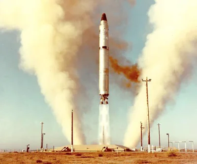 Elthiryel - Start międzykontynentalnego pocisku balistycznego (ICBM) LGM-25C Titan II...