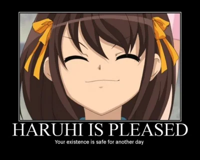 2.....w - #randomanimeshit #haruhisuzumiya #suzumiyaharuhinoyuuutsu
:)