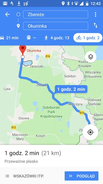poratujPan - Orientuje się ktoś jak wygląda droga z Włodawa (jezioro Białe) przez sob...