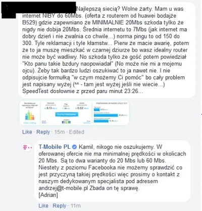 Tronik - k---a ten j----y #tmobile jak można tak bardzo z ludżmi w c---a lecieć... Mo...