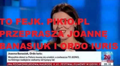 Prokoxu111 - Pikio.pl przeprasza dr Joannę Banasiuk z Ordo Iuris #neuropa #4konserwy ...