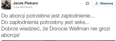 pajratus - Wytłumaczcie mi jedna rzecz Jacek Piekara pisze chamskiego tweeta, zobaczy...