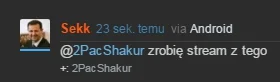 2.....r - @Sekk: screen zrobiony ( ͡° ͜ʖ ͡°)