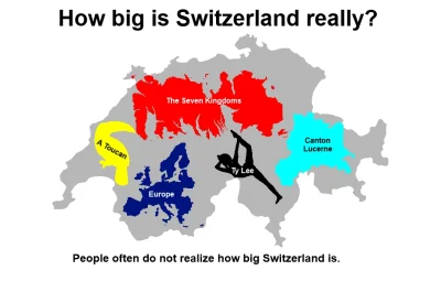 makron - Jak duża jest Szwajcaria?
#mapporn #ciekawostki #mapy