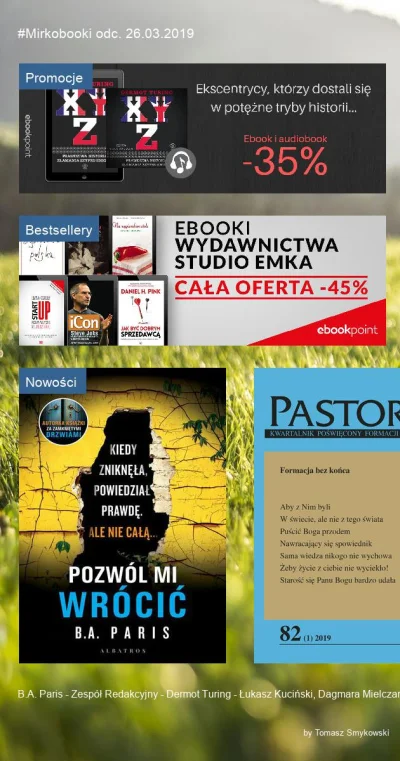 tomaszs - Przegląd ebooków 2019-03-26

 Mirkobooki 2019-03-26 ( ͡° ͜ʖ ͡°) 

Przeg...
