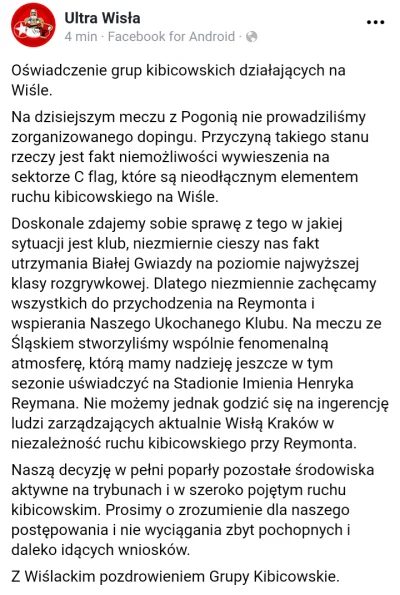 ZOOT - W tej sytuacji pozostaje tylko życzyć Królewskiemu i spółce większej wytrwałoś...