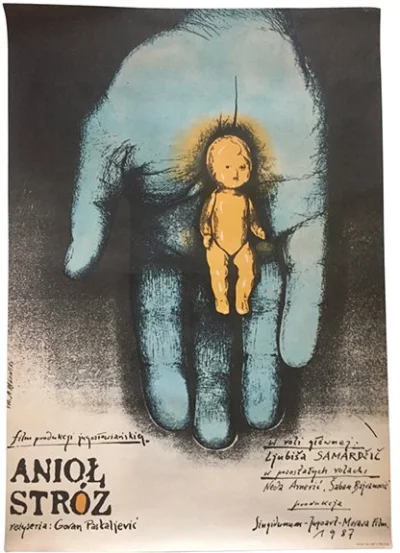 Nemezja - #plakatyfilmowe #polskaszkolaplakatu
Plakat do filmu "Anioł stróż"; autor ...