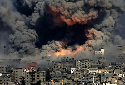 Mordeusz - Dzisiejsze zdjęcie ze Strefy Gazy. Wygląda jak piekło na Ziemi. Nie powsty...