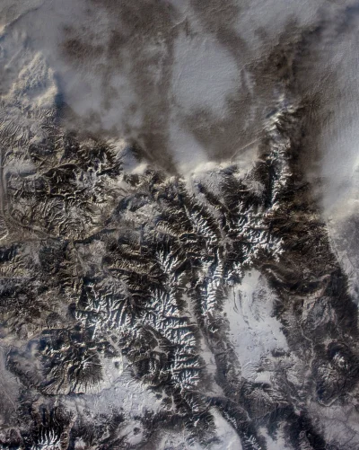 r.....7 - Park Narodowy Gór Skalistych widziany z Międzynarodowej Stacji Kosmicznej
...