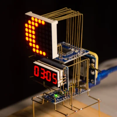 Forbot - Coś dla fanów Arduino, astronomii oraz sztuki. Oryginalny zegar, który pokaz...