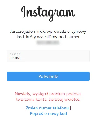 wojo - @tomaszpap: niestety po wpisaniu telefonu dalej nie puszcza dalej. Wygląda na ...