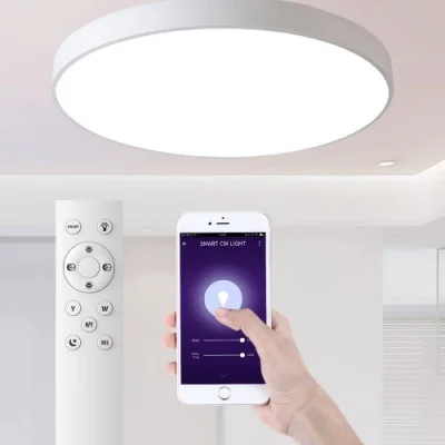 kontozielonki - Utorch Smart Voice Control LED Ceiling Light - WHITE 30CM / REMOTE CO...