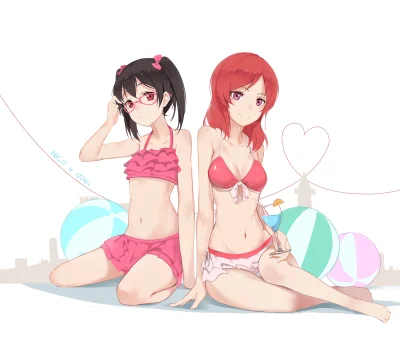 80sLove - Maki Nishikino i Nico Yazawa z anime Love Live - autor: 549931510
http://w...