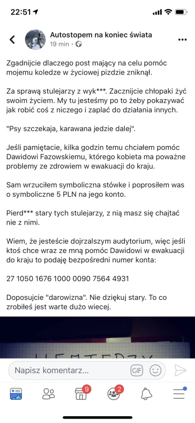 bazinzjozin - Uuu pluje na wykop, matoł nie wie, że to wykop go wypromował... #afera ...