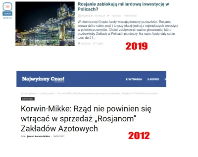 szurszur - Przy okazji znaleziska o rosyjskich działaniach w sprawie Azotów przypomin...