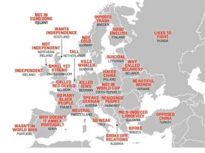 D.....o - Mapa chińskich stereotypów na temat Europejczyków
źródło
#ciekawostki #4k...