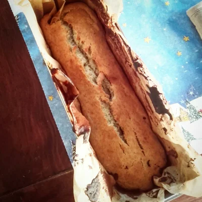Clefairy - Szybkie ciasto bananowe, które wyniosło nas max 1.5 zł.

#weganizm #wegeta...