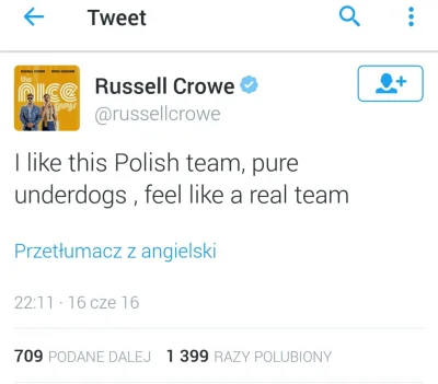 b.....k - Takie tam z Australii ( ͡° ͜ʖ ͡°)

#russelcrowe #euro2016