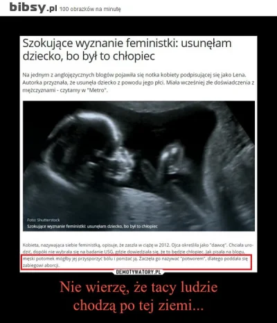 czokowafelek - @Filipix: ona nie jest kobietą bo kobiety rodzą dzieci , to POTWÓR MOR...