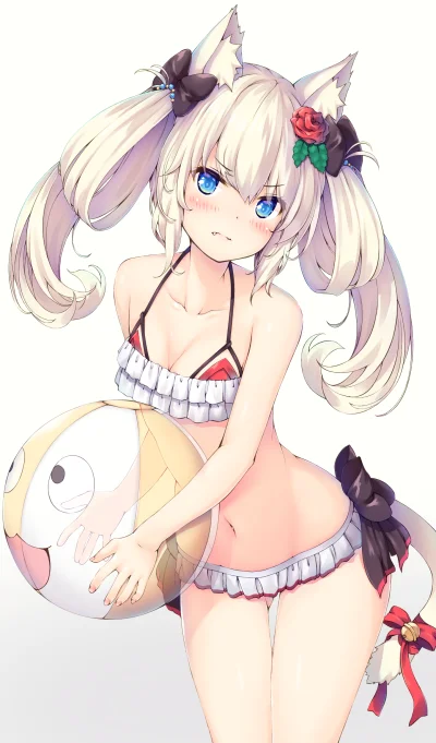 l.....f - #randomanimeshit #azurlane #hammann #kemonomimi #nekomimi #swimsuit #anime ...