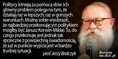 V.....m - #korwinnadzis, cykl #okorwinie, a w nim prof. Bralczyk - polski językoznawc...
