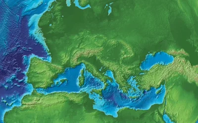 Lisiu - @glonstar: To jest mapa topograficzna europy pod koniec ostatniego zlodowacen...