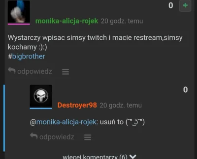 D.....8 - Jak ktoś się zastanawia czy pani @monika-alicja-rojek wysyłać link do strea...