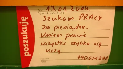 jjstok - Szukam pracy za pieniądze - cyknąłem kiedyś w stokrotce.

#mojkrajtakipiekny...