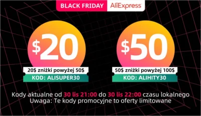 alilovepl - AliExpress Black Friday - Kupony na dzień 30.11.2019 

Kto nie trafił z...