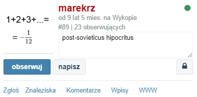 Janusz_Rekina - @marekrz: O Pana to już chyba tu spotkałem XD