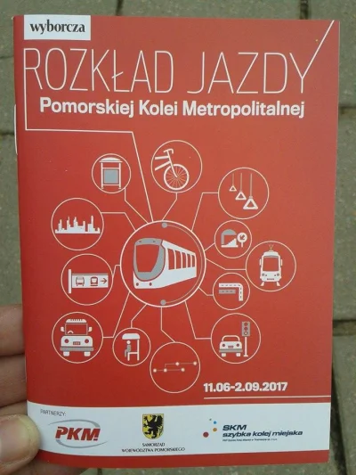 M.....y - Kieszonkowy rozkład jazdy PKM jako bezpłatny dodatek w dzisiejszej Gazecie ...