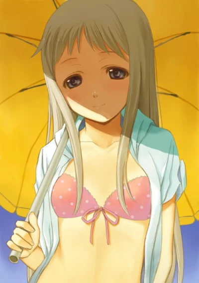 Onii-chan-san_Senpai - #randomanimeshit #anohana #meikohonma #swimsuit