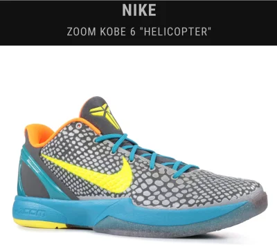 DPary - Ciekawe jak bardzo podskoczy cena butów Nike Zoom Kobe 6 "Helicopter" ( ͡° ͜ʖ...