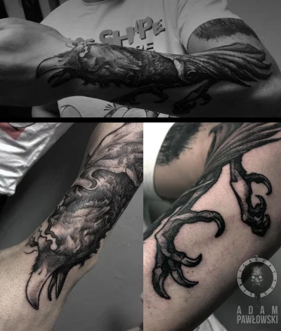 StrzygaTattoo - Na kruki również zapraszamy (ʘ‿ʘ)

#strzyga #tattoo #tatuaze #tatto...