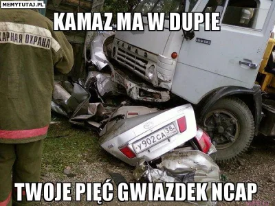 mamFAJNYnick - @kosowiczJan: a kamaz i tak ma w dupie testy ncap ( ͡° ͜ʖ ͡°)