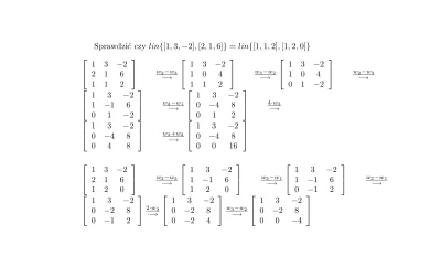 Freedie - #matematyka #algebraliniowa 
Mireczki,może ktoś mi powiedzieć czy dobrze z...