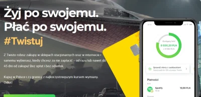 Logan00 - Małe FAQ:

Co to jest Twisto?

Twisto to czeski Fintech, w Polsce wysta...