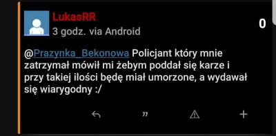 StachZielonka - Zatrzymał go za 0,4 grama #marihuana i jeszcze mu wierzy w takie bajk...