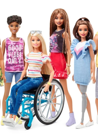 monomod - Barbie już nie tylko jest na wózku ale ma też protezę nogi
https://www.hel...
