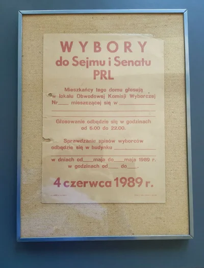 paprocyniok - Oryginalny druk ogłoszenia, pełniący później u kogoś funkcję zakładki w...