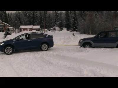 J.....I - Zakopiesz się Toyotą w śniegu? Poproś kogoś z Teslą o pomoc :) 
#tesla #to...