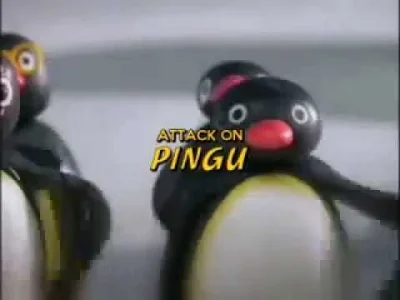 bastek66 - Attack on Pingu, po prostu uzależniające #anime #humor #nostalgia