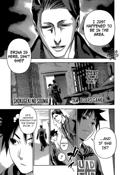 M.....d - Wyszedł 150 chapter Shokugeki no Souma 

W końcu się dowiedzieli ( ͡° ͜ʖ ...