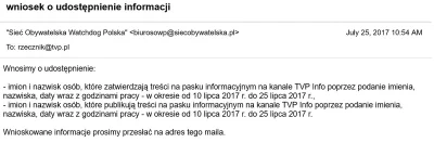 Watchdog_Polska - Kto zarządza i kto publikuje treści na "paskach" w TVP Info? Zapyta...