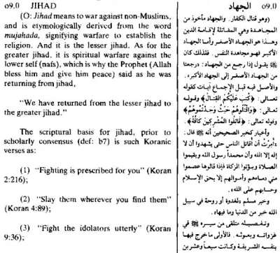 microbid - Czym jest dżihad według wykładni zawartej w Reliance of the Traveller / Um...
