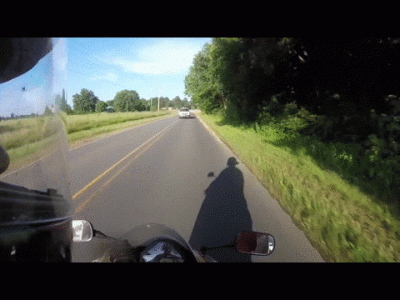 F.....x - #samochody #motoryzacja #motocykle #droga #gif #duzygif Sytuacja na drodze.