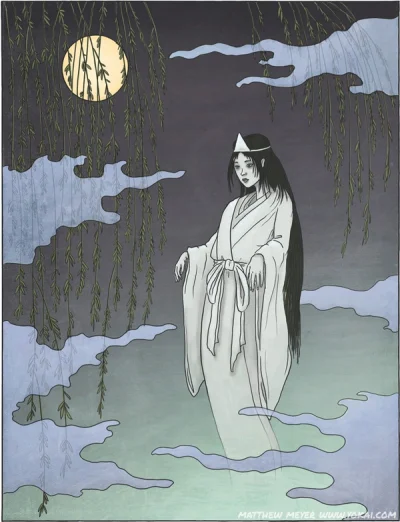 Utsuro - Yūrei (幽霊 "Ulotne duchy") to klasyczne japońskie duchy, podobne nieco w zach...
