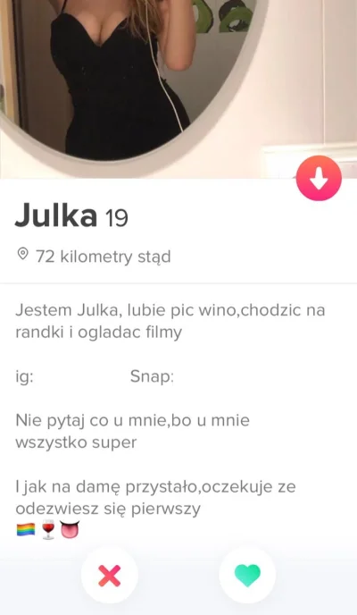 Kotlecik_SchabowyPL - Julka = ambitne oraz oryginalne zainteresowania.

Jeszcze jak...